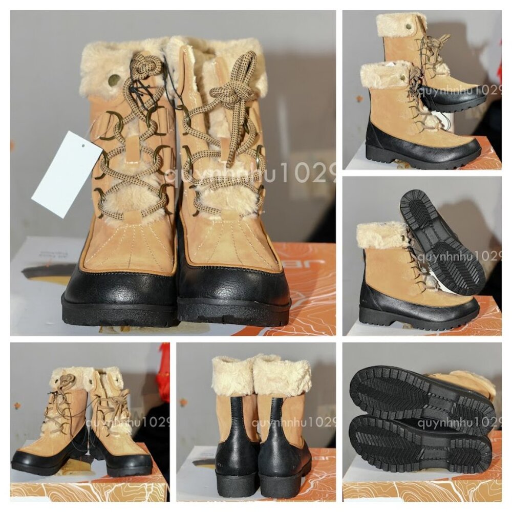JBU Women's Southgate Winter Boot in tan
